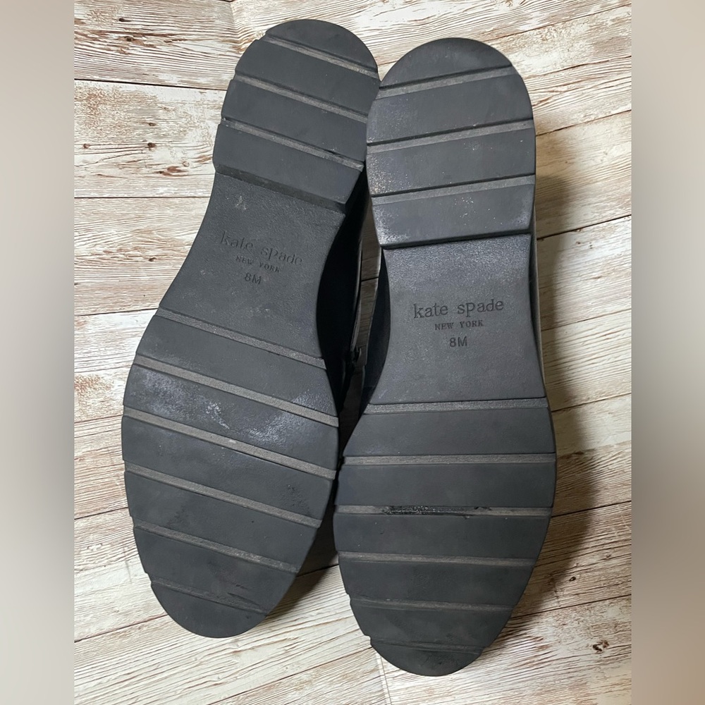 Kate Spade Women's Kady Leather Loafers Shoes Black 8 - Picture 10 of 11